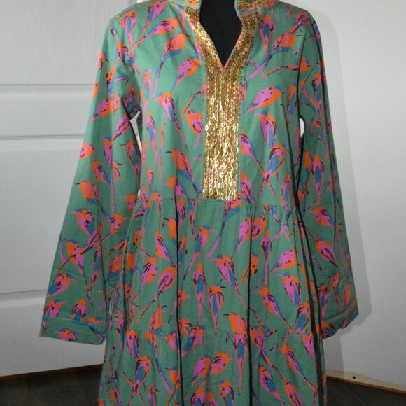 Sheridan French Abigail Women's Dress in Jade size Small - Picture 1 of 8